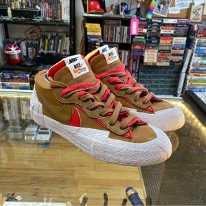 Size 6 - Nike Blazer Low x Sacai British Tan 2021